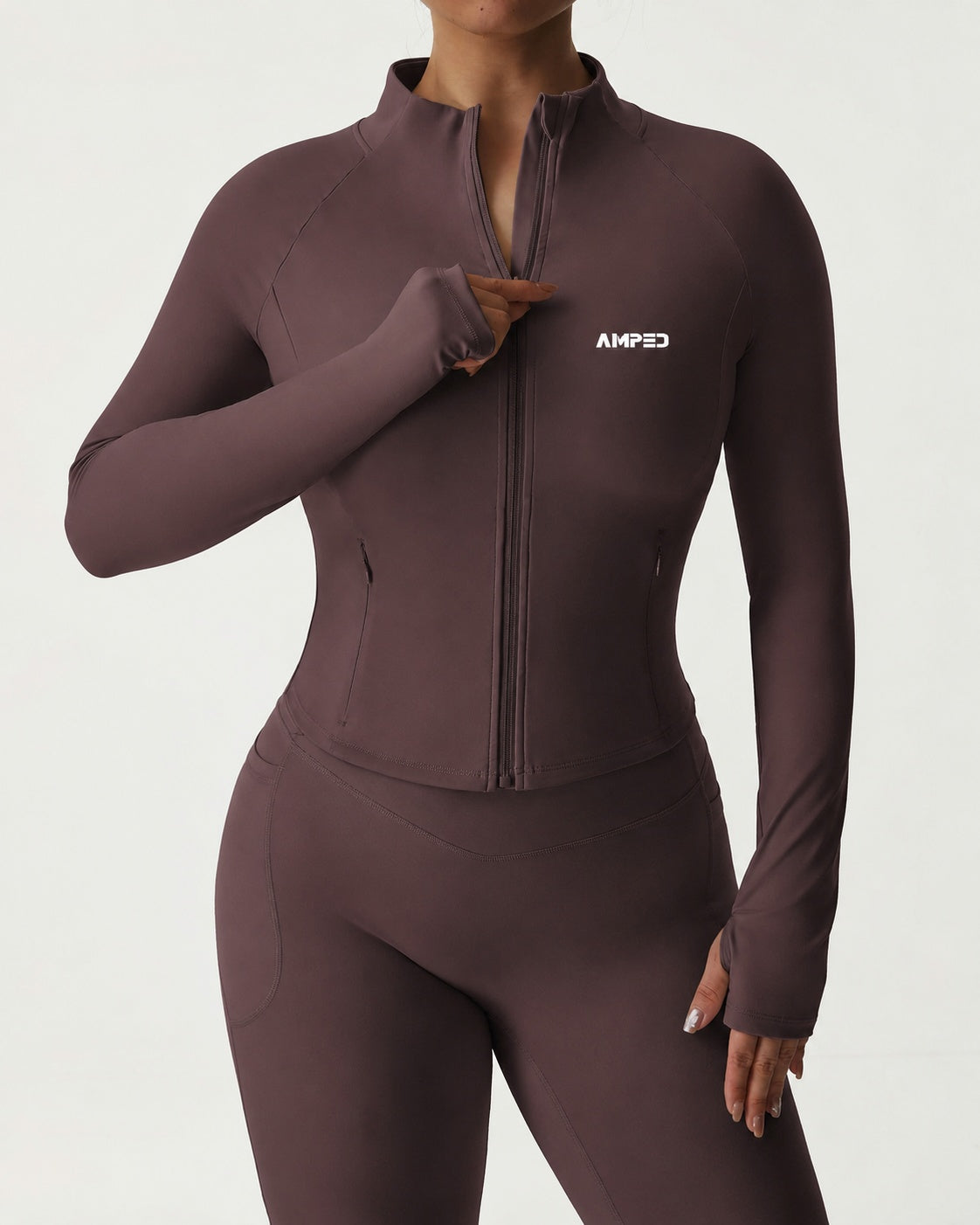 Amped Fitness Seamless 2-Piece Set (Legging and Jacket)