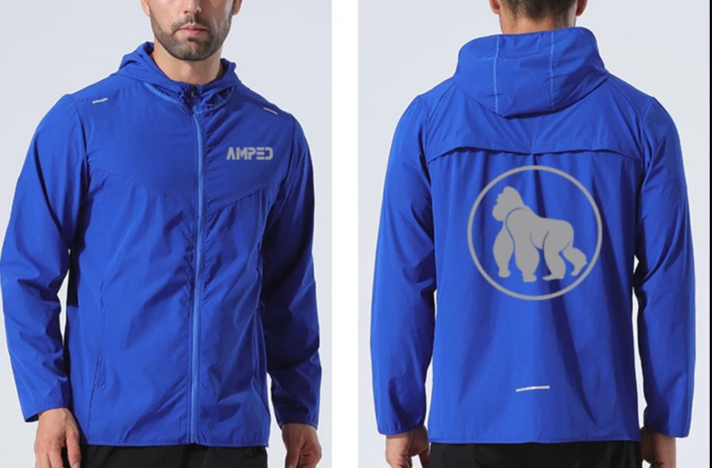 Amped Fitness Lightweight Windbreaker