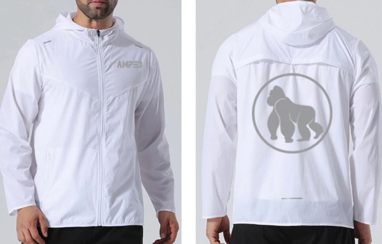 Amped Fitness Lightweight Windbreaker