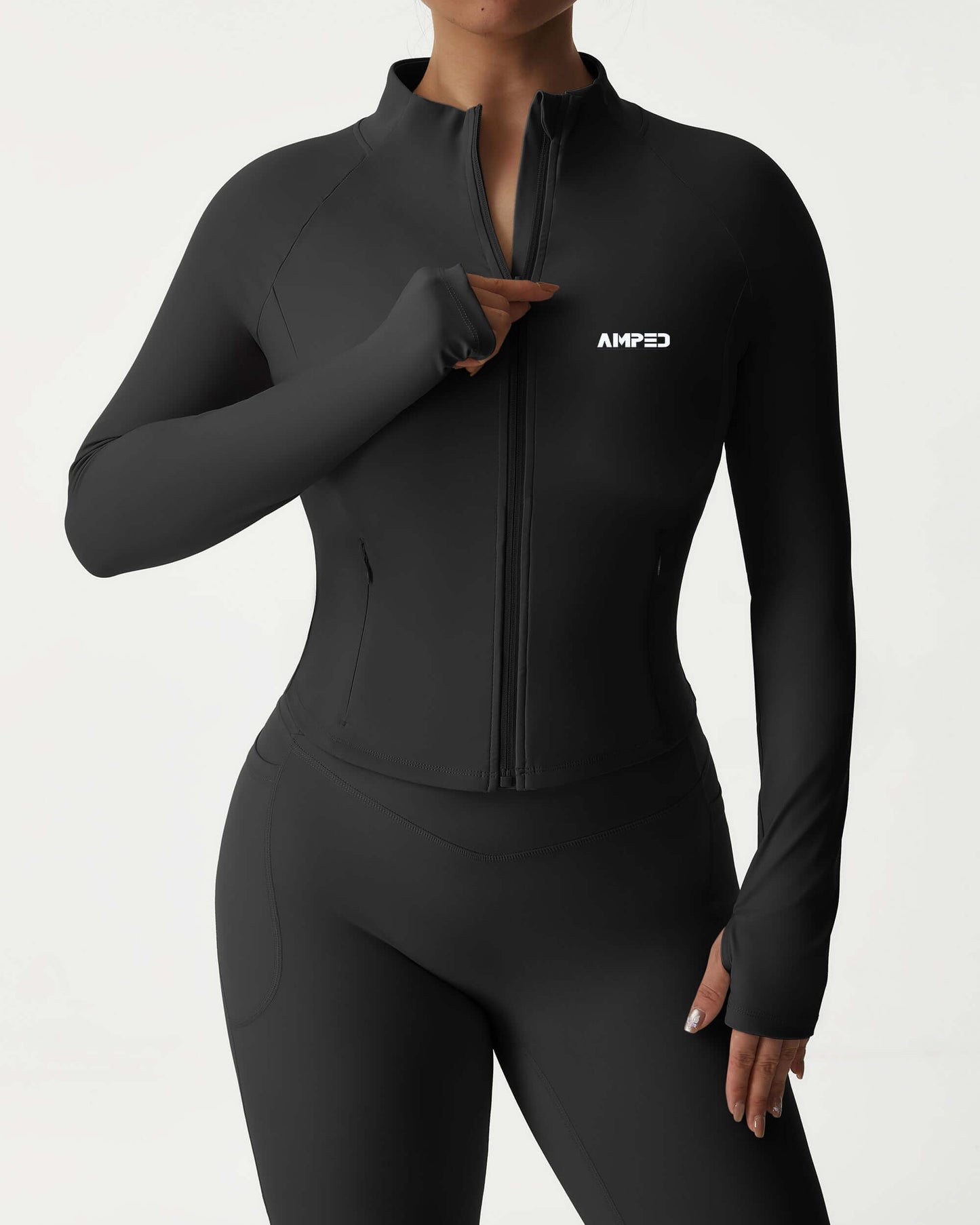 Amped Fitness Seamless 2-Piece Set (Legging and Jacket)