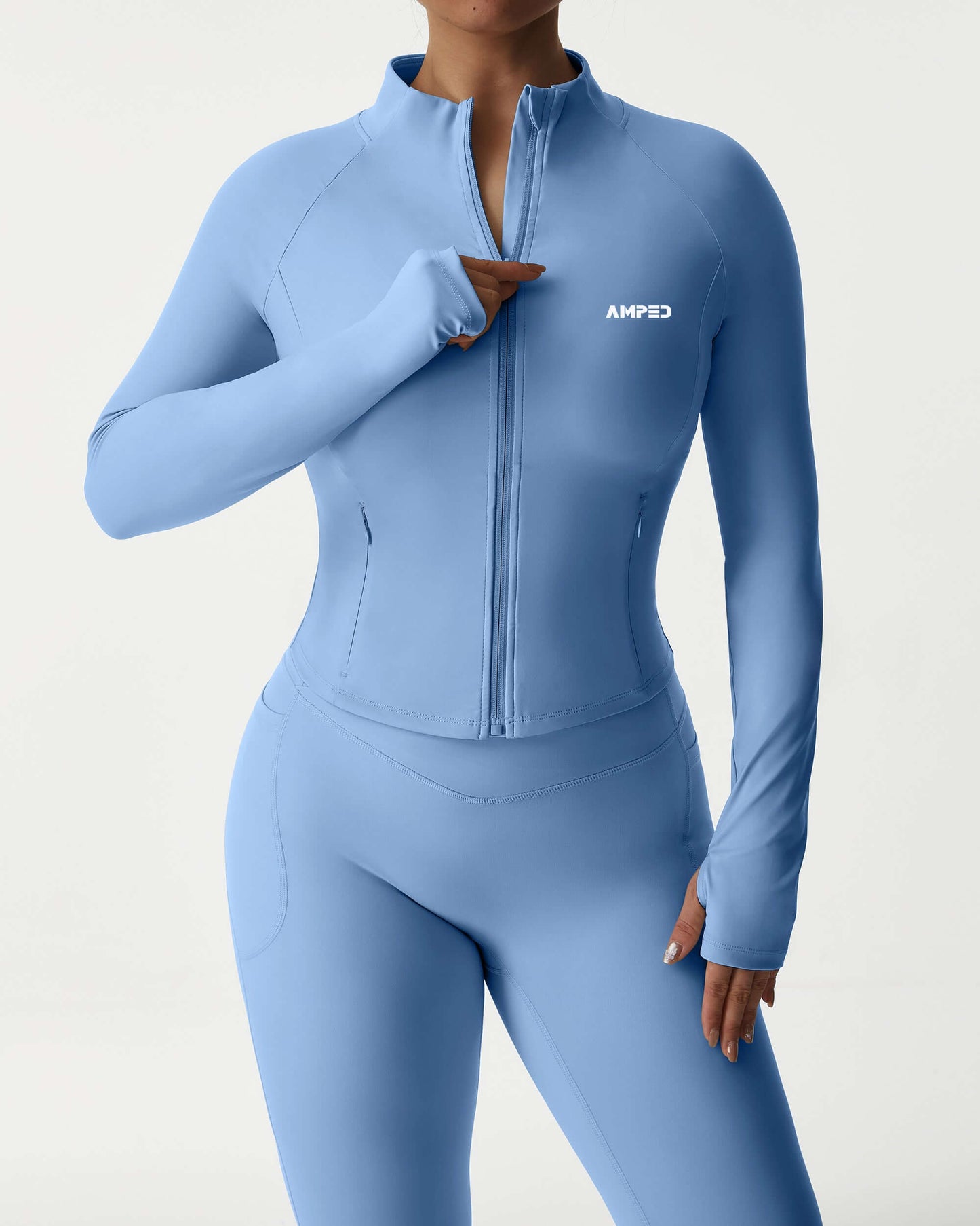 Amped Fitness Seamless 2-Piece Set (Legging and Jacket)
