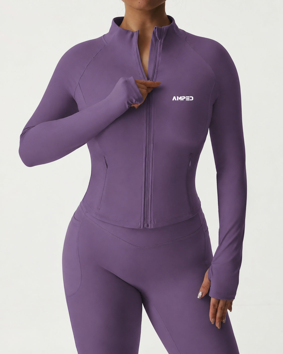 Amped Fitness Seamless 2-Piece Set (Legging and Jacket)